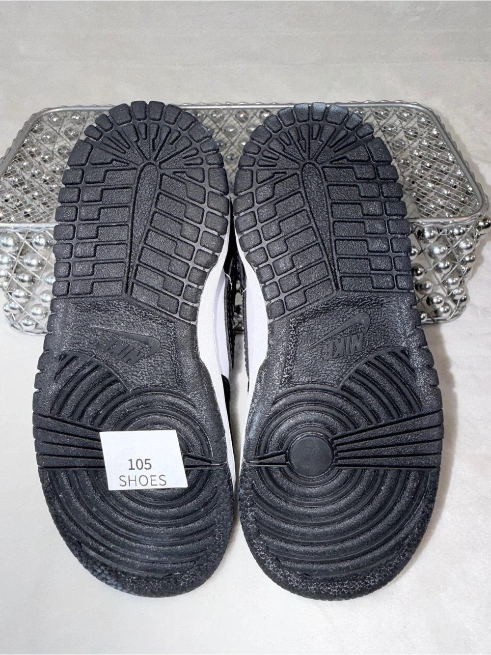 Nike Dunk Low Panda Black White Toddler 10C (UK 9.5/EU 27) CW1589-100 🐼🖤